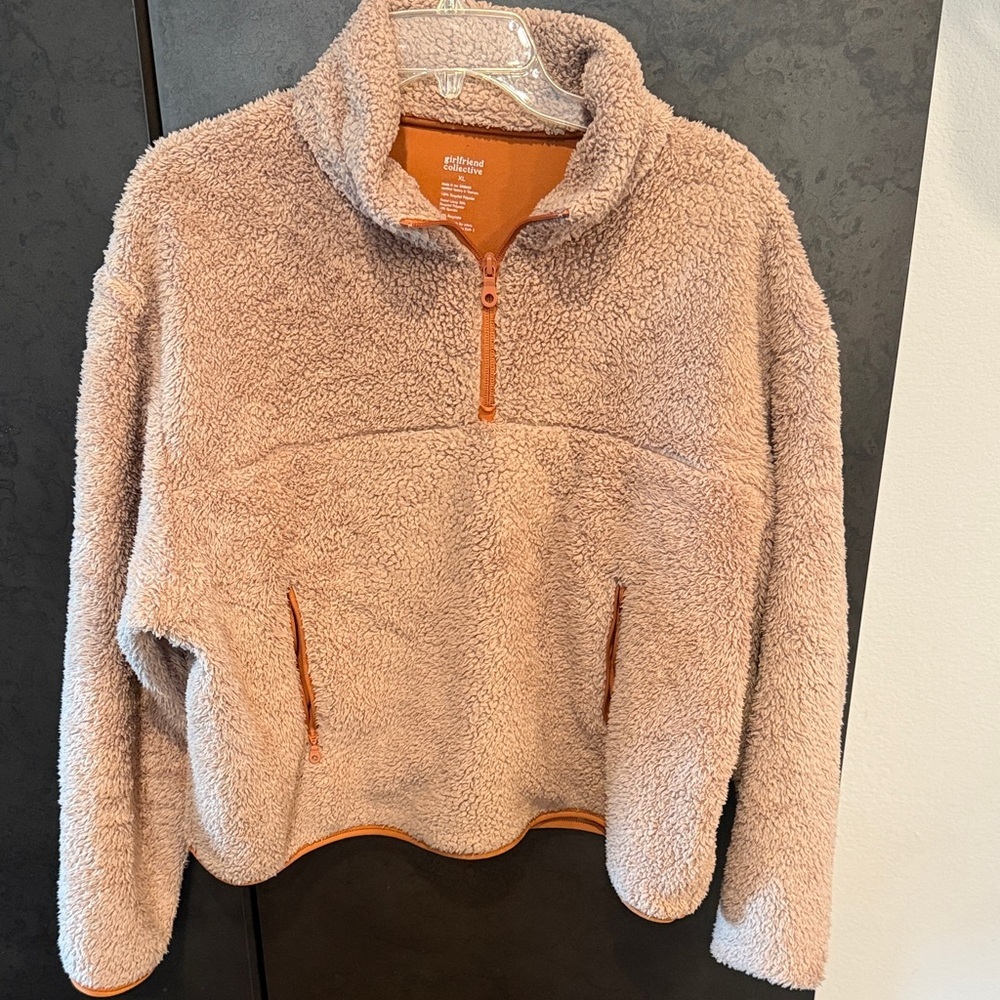 Girlfriend Collective Tan Puffer Jacket